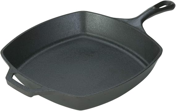 Lodge L8SQ3 10-1/2" X 1-3/4" Square Skillet3