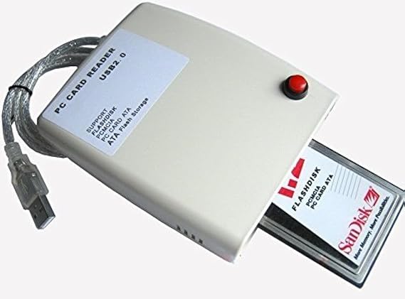 ATA PCMCIA Memory Card Reader Card 68PIN CardBus To USB 2.0 Adapter converter