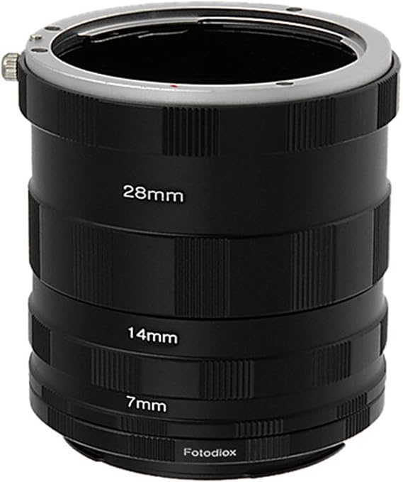 Fotodiox Macro Extension Tube Set Compatible with Canon EOS EF/EF-S Cameras for Extreme Macro Photography