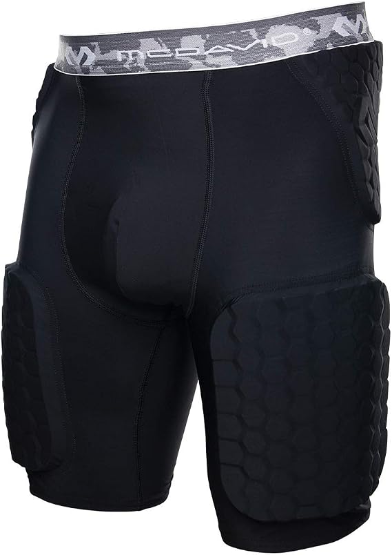 McDavid Padded Compression Shorts Tights with Pads. Hip, Tailbone, Thigh Padding