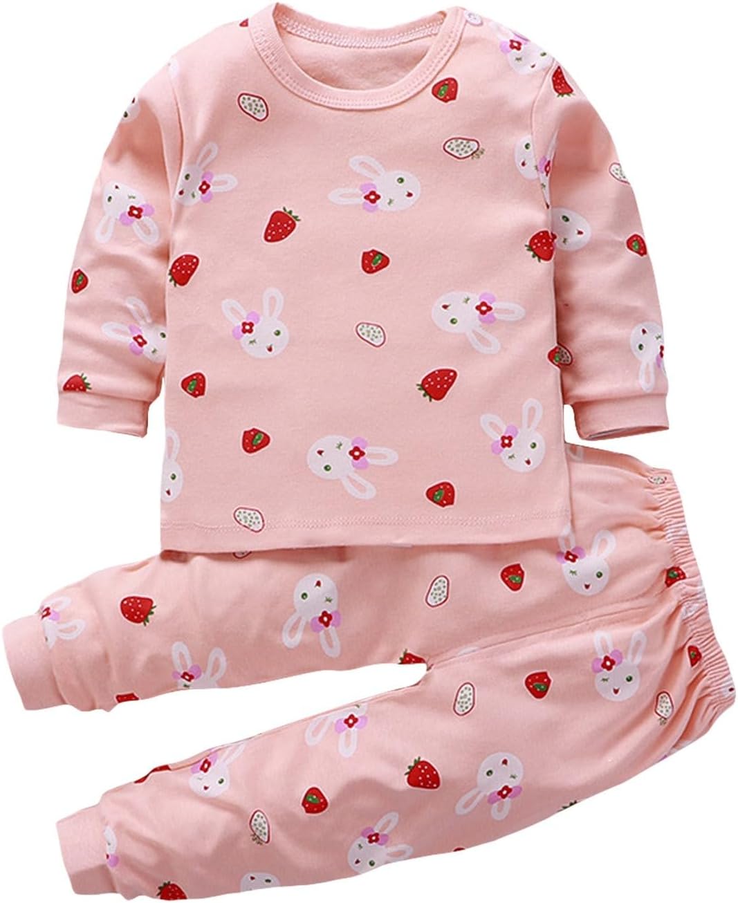 Infant Kids Toddler Baby Girl Long Sleeve Animal Cat Print Crew Neck Tops Sweatshirt Pants Casual Outfits Set