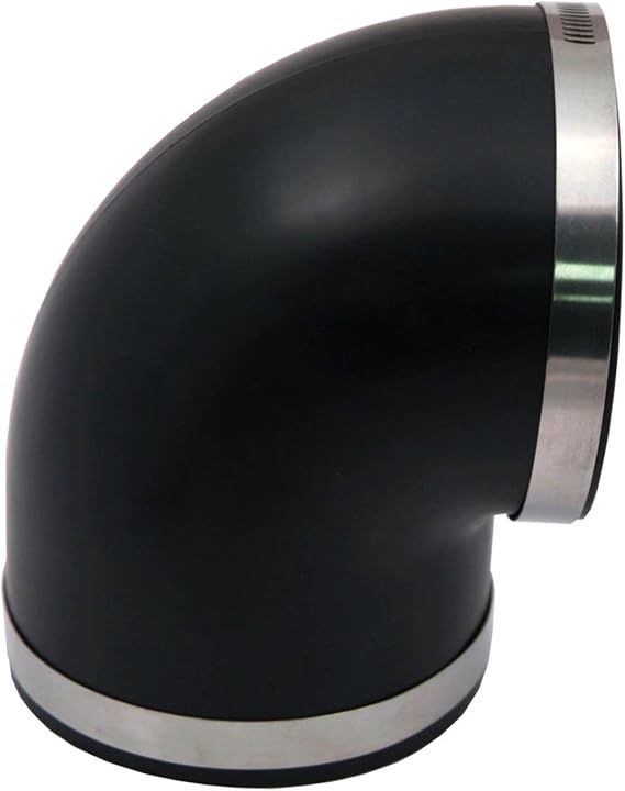 Spectre Performance 9781 Black 4" 90 Degree Boot