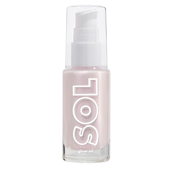 ColourPop SOL Mini Shimmering Dry Oil - Shimmer Body Oil Infused with Coconut, Argan & Marula Oils - Radiance-Boosting Body Care -Nourishes Skin and Leaves a Luminous Finish - Moonstone (0.88 fl oz)