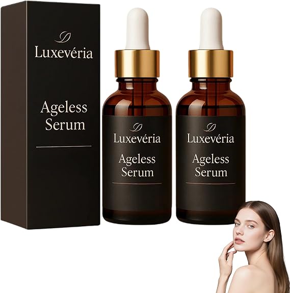 Luxeveria Ageless Serum, Herbionyx Ageless Serum, Anti-Aging Essence, Intensely firms skin,Smooths Fine Lines and Hydrates, For Women with Mature and Daily Skincare,1 Fl Oz(2)