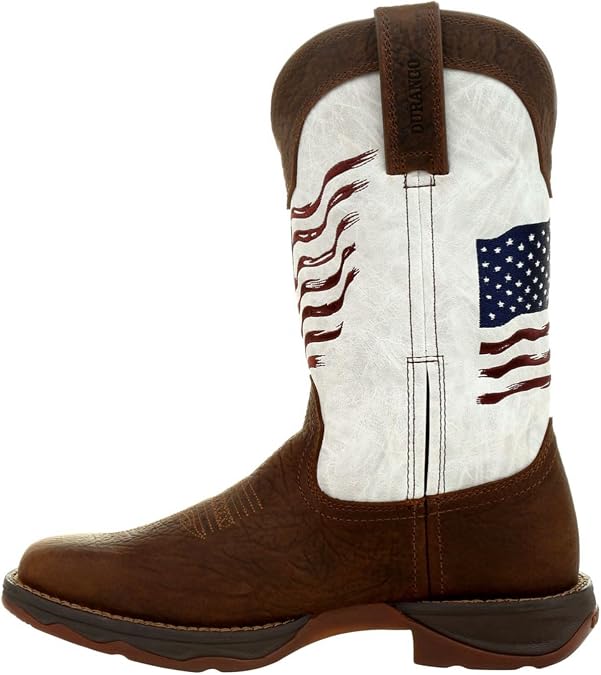 Durango Lady Women's Distressed Flag Embroidery Western Boot