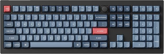 Keychron V6 Max RGB Full Size Mechanical Red Switch 2.4GHz Wireless English Black Keyboard