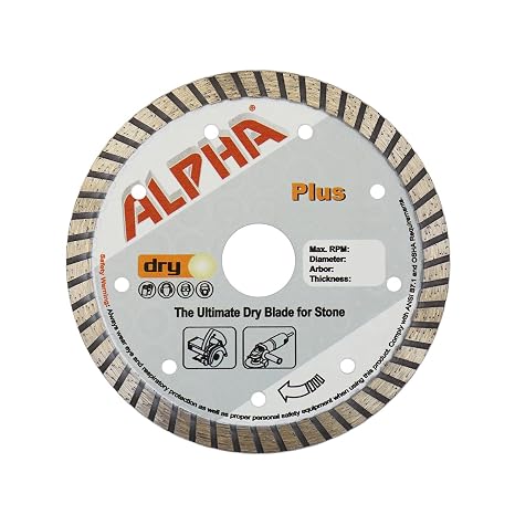 7" Alpha Plus Dry Cutting Diamond Blade
