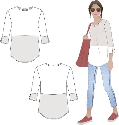 Style Arc Sewing Pattern - Annika Top Sizes 18-30
