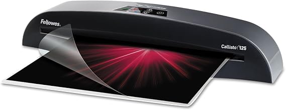 Fellowes CallistoTM 125 Thermal Laminator Machine, 12.5", 60 Sec Warm Up