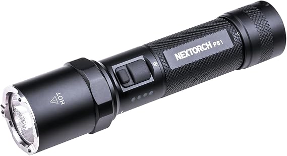 NEXTORCH P81 Flashlight Black,3700 Lumens High Performance Flashlight