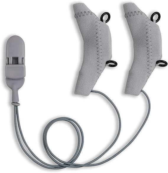 Ear Gear Cochlear M1 Corded Eyeglasses Protect Implants from Dirt, Sweat, Moisture, Loss, Wind Fits Nucleus 7, Opus 2, Medel Sonnet and AB Naida Processors