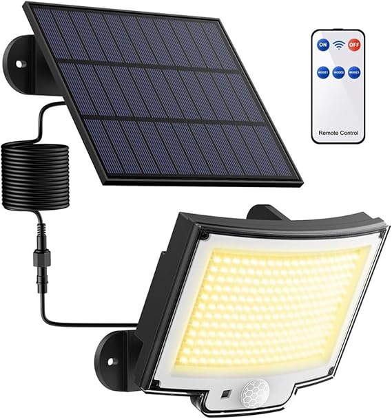 Greentech Güneş Enerjili, Hareket Sensörlü, 228 Boncuk LED Aydınlatma/GT-SL33 [Enerji Sınıfı A+++]