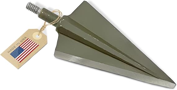 Vantage Point Archery VPA 1 1/8" 2 Blade Right Single Bevel Broadhead, Screw-in, S7 Premium Tool Steel 56-58 Rockwell, 3 Pack, Made in The USA