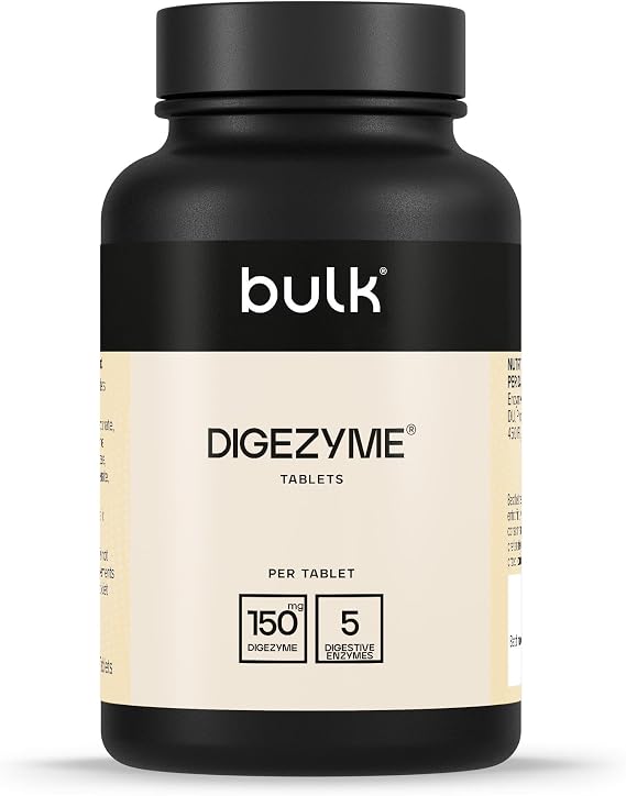 Bulk Pure Dige Zyme Tablets, 150 mg, Pack of 270 | Digestive Enzymes