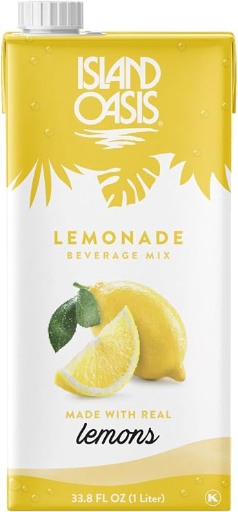 Island Oasis Lemonade Aseptic Mix, 1.0 Liter