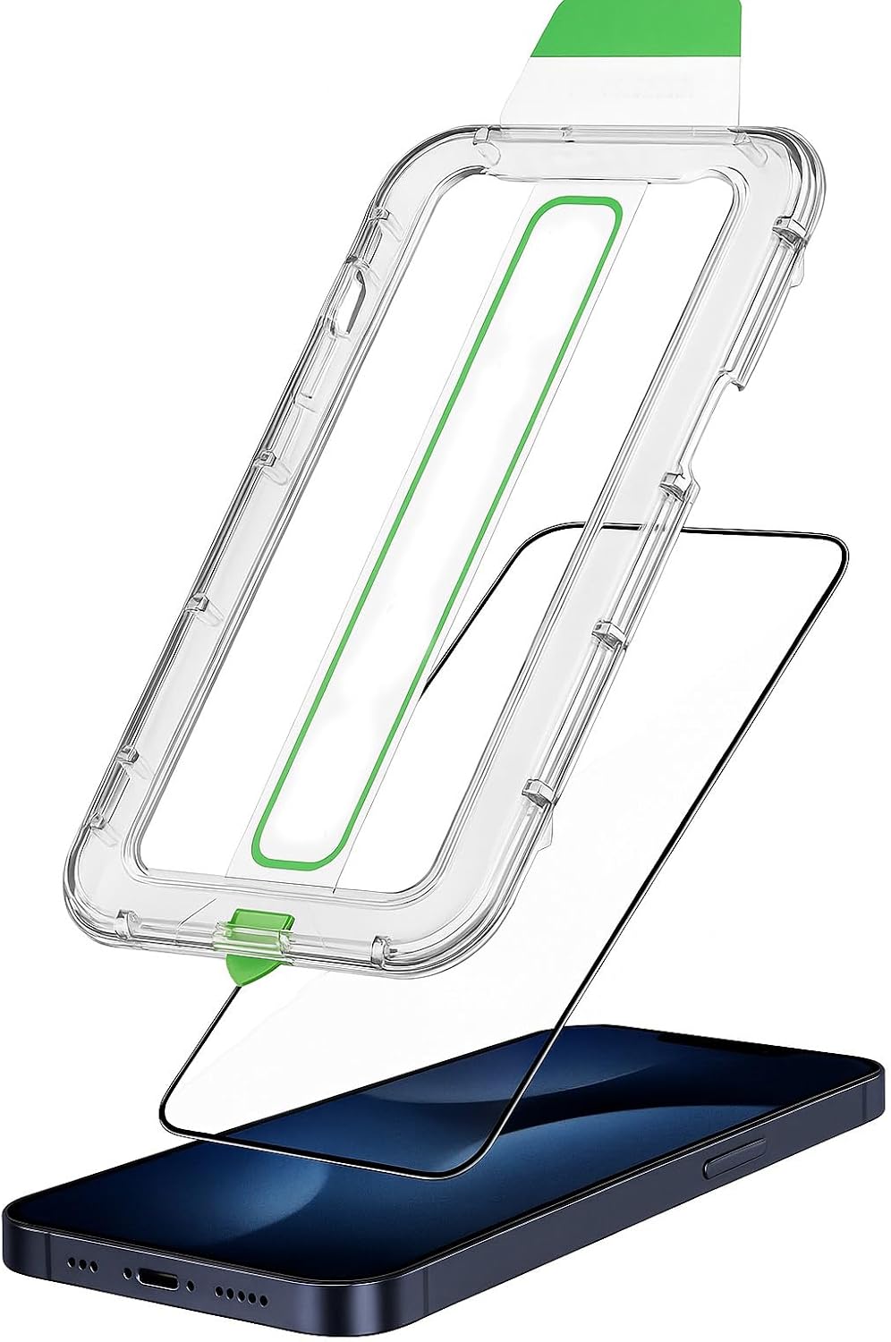 5D Unbreakable Screen Protection Compatible with Coverzone Samsung Galaxy S25 Quick Easy Application Scarce Box with Apparatus 9H Glass Full Cover Magic Screen Protector 5D Unbreakable Screen Protection for Galaxy S25