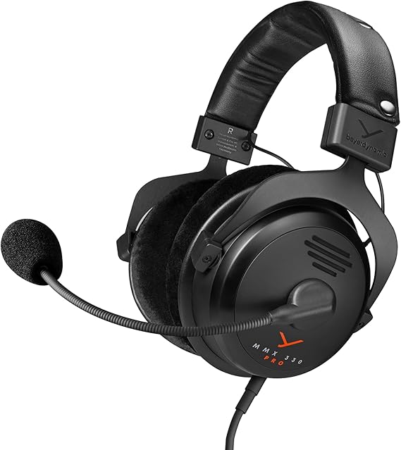 beyerdynamic MMX 330 Pro Wired Open-Back Gaming Headset, Condenser Mic