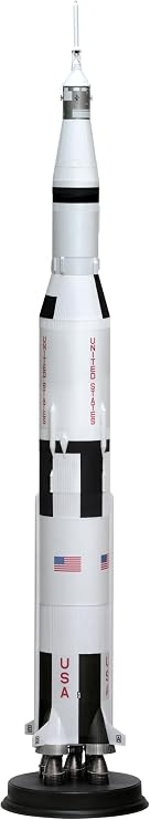 Dragon Models Apollo 11 Saturn V Spacecraft Building Kit, 1/72-Scale