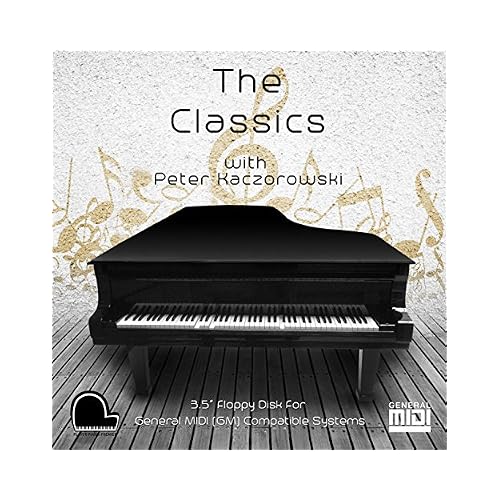 The Classics - General Midi Compatible Music on 3.5" DD 720k Floppy Disk for Player Piano Systems and Digital Pianos
