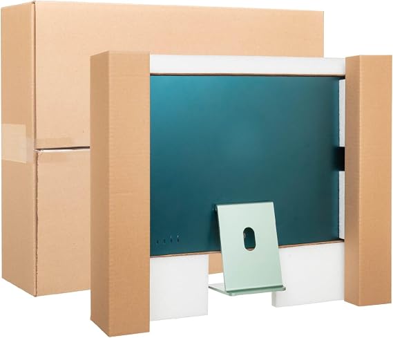 Apple iMac 24 Inch Desktop Computer Shipping Box | Secure and Protective | EPE USA theBOXlarger