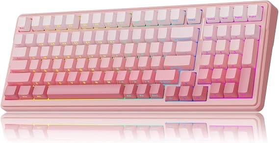 MechLands Aula F99 96% Wireless Gaming Keyboard, 8000mAh Battery