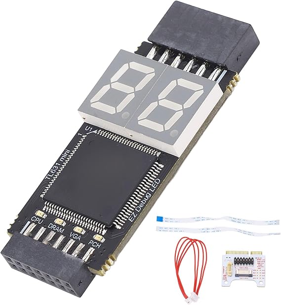 Hilitand Motherboard Diagnostic Card Laptop Analyzer Adapter Card Kit with PCIe LPC Port for PC Computer Debugging, Hilitand4kwzyxo8m2