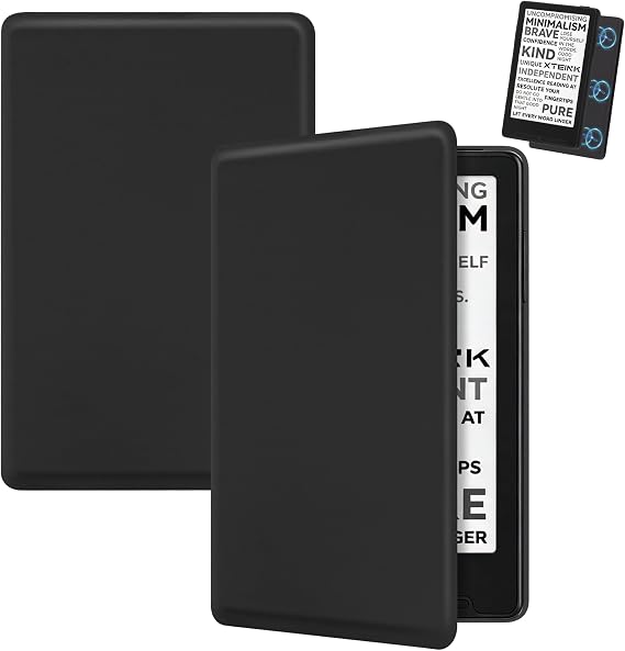 Magnetic Case for Xteink X4 4.3 Inch E-Book Reader, Black