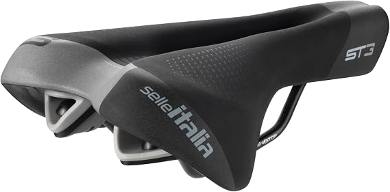Selle Italia, ST 3 SuperFlow, Saddle, 270 x 160mm, 406g, Black/Hi-Viz (SI510821)