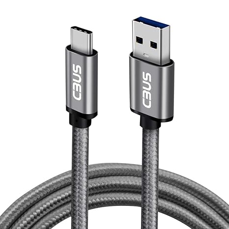 CBUS 6ft USB to USB C Cable Fast Charging Cord Type-C Compatible with iPhone 16/16e/15/Pro/Max/Plus, iPad 10, iPad Pro/Air/mini A17 Pro, mini 6 Heavy-Duty Braided (Space Gray)
