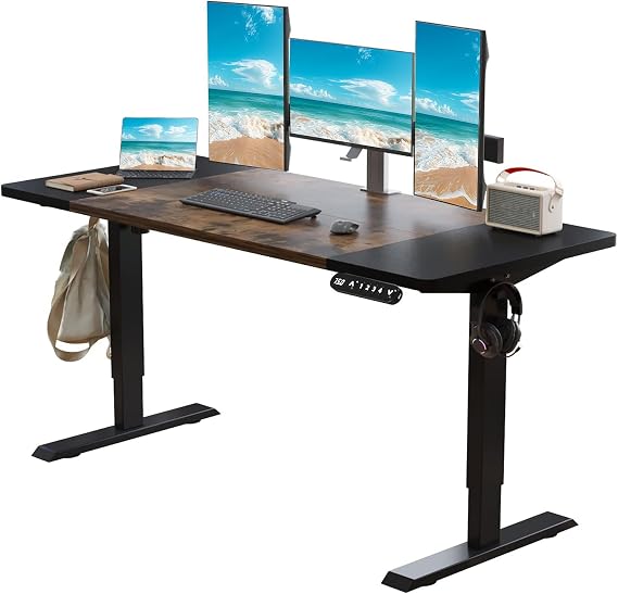 63''x30'' Electric Standing Desk Adjustable Height