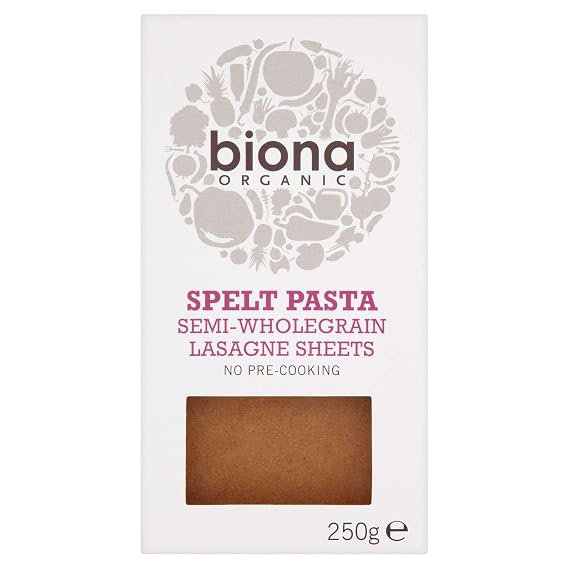 Biona Spelt Lasagne Organic 250g-2 Pack