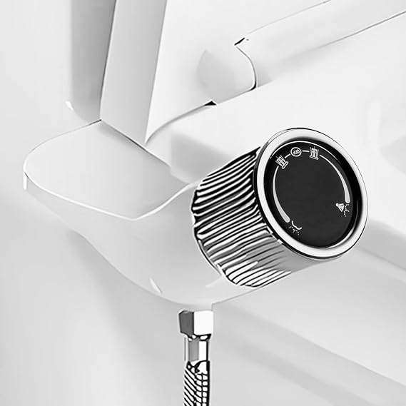 Bidet Attachment for Toilet, Non-Electric, Dual Nozzle, Self-Cleaning