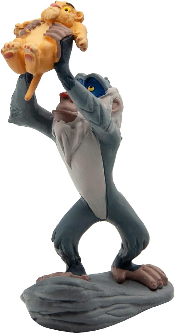 Bullyland Rafiki with Baby Simba Action Figure