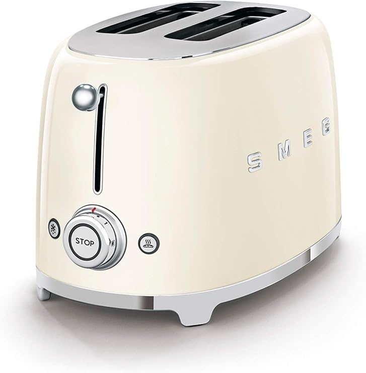 Smeg TSF01CREU Toaster for Two Slices TSF01CREU-cream Cream [Energy Class A+]