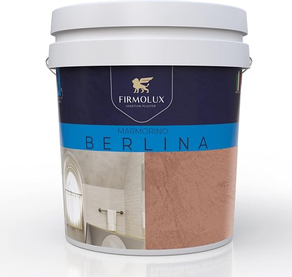 Marmorino Berlina Authentic Venetian Plaster | Smooth Plaster | Made in Italy from Lime & Marble | Earth Tones (17) | Color: SW2803 Rookwood Terra Cotta