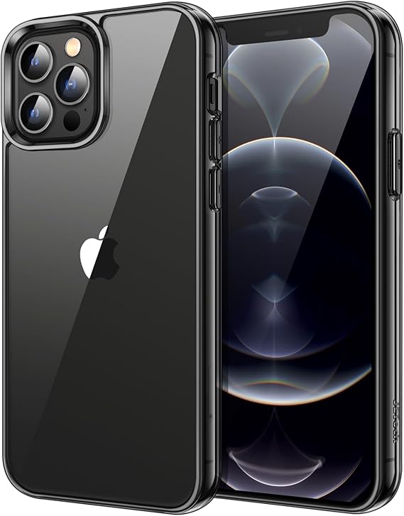 JETech Case for iPhone 12 Pro Max, Anti-Yellowing, Black