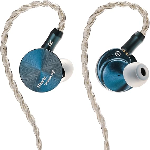 HiFiGo 7HZ Timeless AE 14.2mm Planar in-Ear Monitors IEMs, Upgraded for Bass, Treble and Cable (Timeless AE)