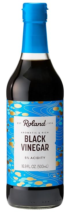 Roland Foods Black Vinegar, 16.9 Oz Bottle, Pack of 1