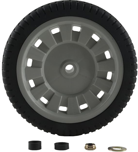 Arnold Universal 8-Inch Lawn Mower Wheel with Adapters