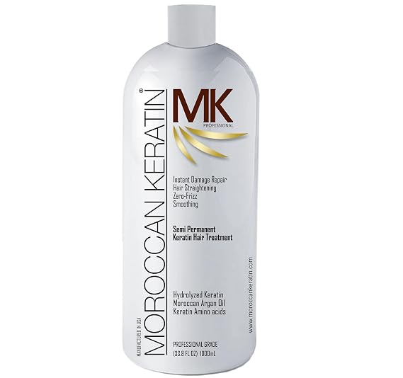 Most Effective Brazilian Keratin Hair Treatment Blowout Smoothing Straightening Hair Treatment Professional Salon Grade (34oz Keratin Treatment)
