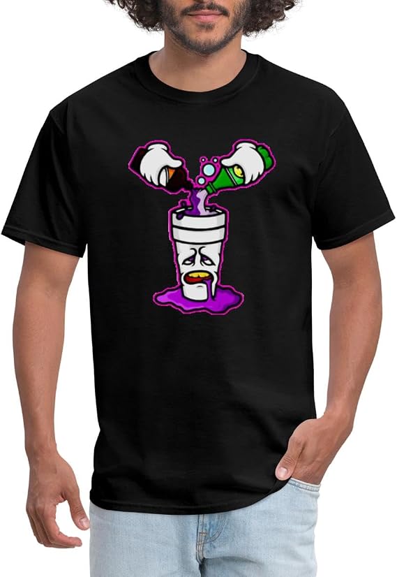 Spreadshirt Pour Up Lean Cup Men's T-Shirt