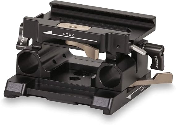 Tilta 15mm LWS Baseplate (Type I for BMPCC 4K/6K or Z CAM) (Black)