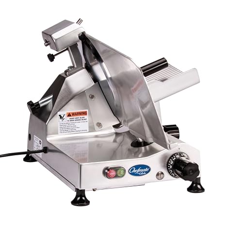 Globe C12 Chefmate Manual Slicer, 12" Knife, 0-9/16" Adjustable, NSF & ETL