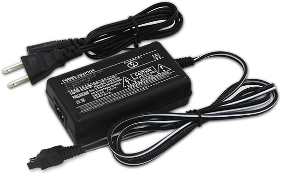 ZIQIAN AC Power Adapter Charger Compatible Sony Handycam DCR-HC21, DCR-HC26, DCR-HC28, DCR-HC30, DCR-HC32, DCR-HC36, DCR-HC38, DCR-HC42, HC52, HDR-HC3, HDR-HC5, HDR-HC7, HDR-HC9 Camcorder (L200-4)
