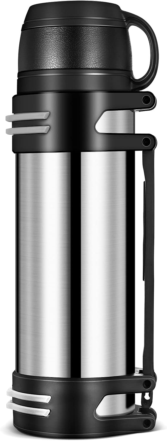 1.5 L Vacuum Insulated Bottle Stainless Steel for Hot Drinks