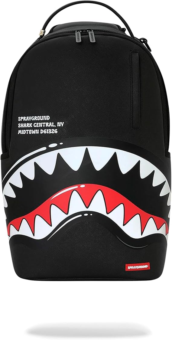 Sprayground SHARK CENTRAL BUBBLE SHARK (BLK) BACKPACK
