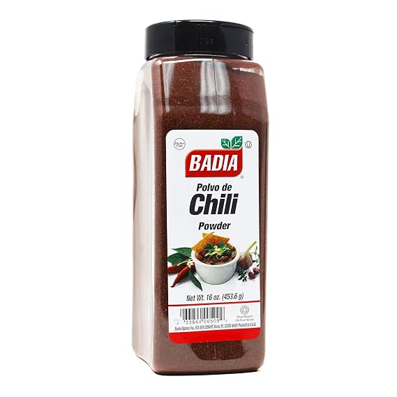 Badia Chili Powder 16 oz Bold and Smoky Blend with Mild Heat
