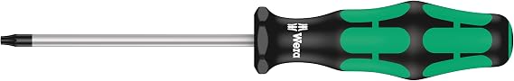 WERA Kraftform Plus 367 TORX #10 Professional Screwdriver, 3 1/8" Shaft Length