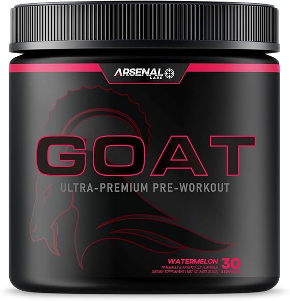 G.O.A.T. Ultra-Premium Pre-Workout for Increased Pump, Energy and Endurance | Award Winning Taste | Watermelon | 30 Servings