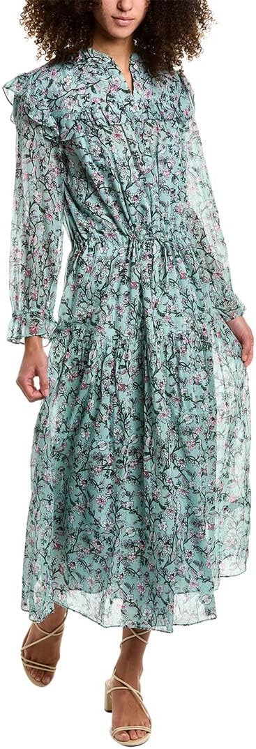 Isabel Marant Womens Etoile Eina Midi Dress, 38, Green